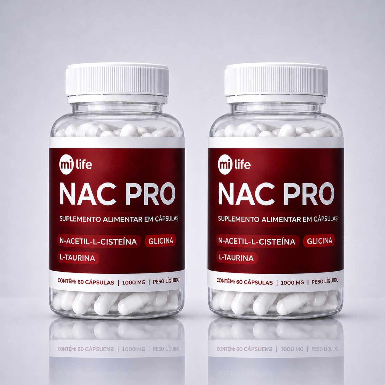 Nac Pro - Nac + Glicina e Taurina (60 Capsulas)
