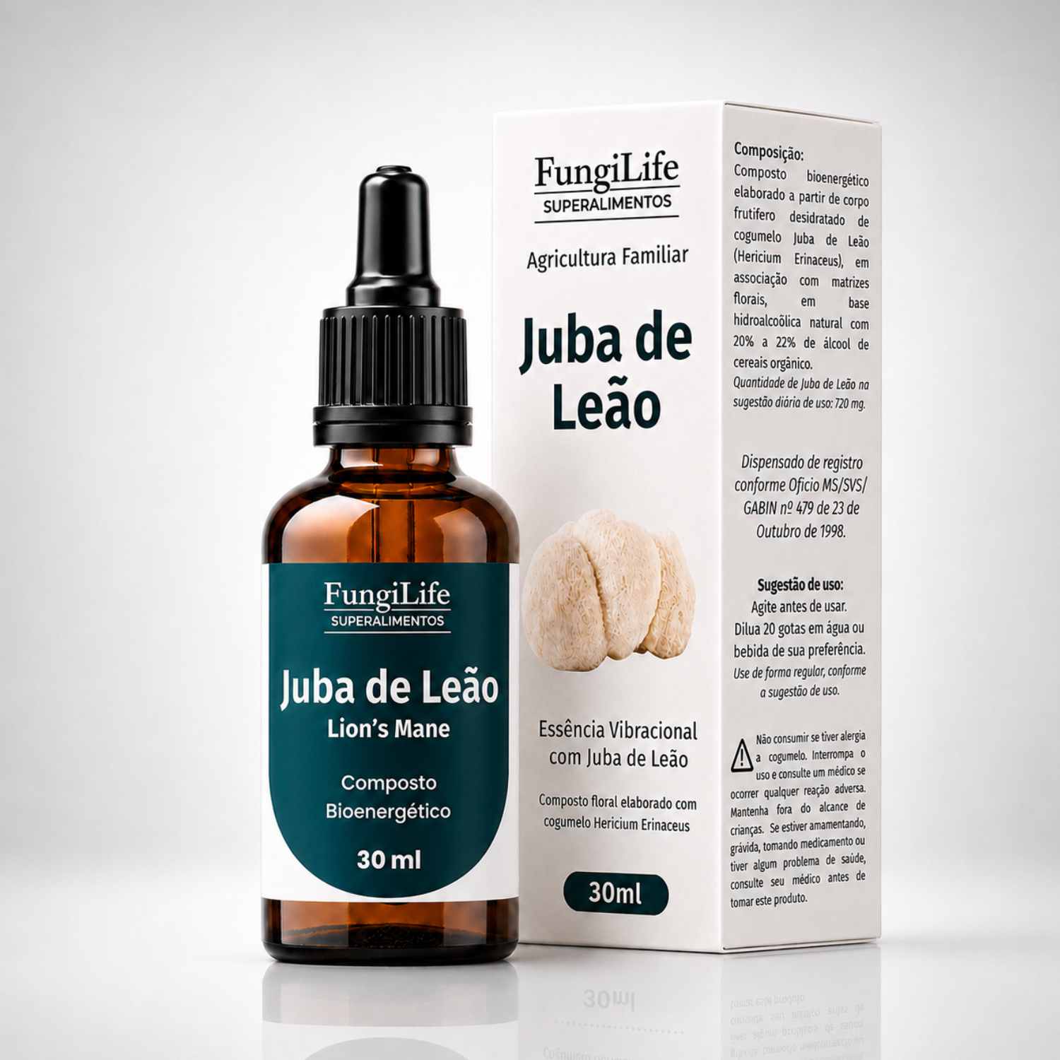 Cogumelo Juba de Leão | Extrato Líquido 30ml