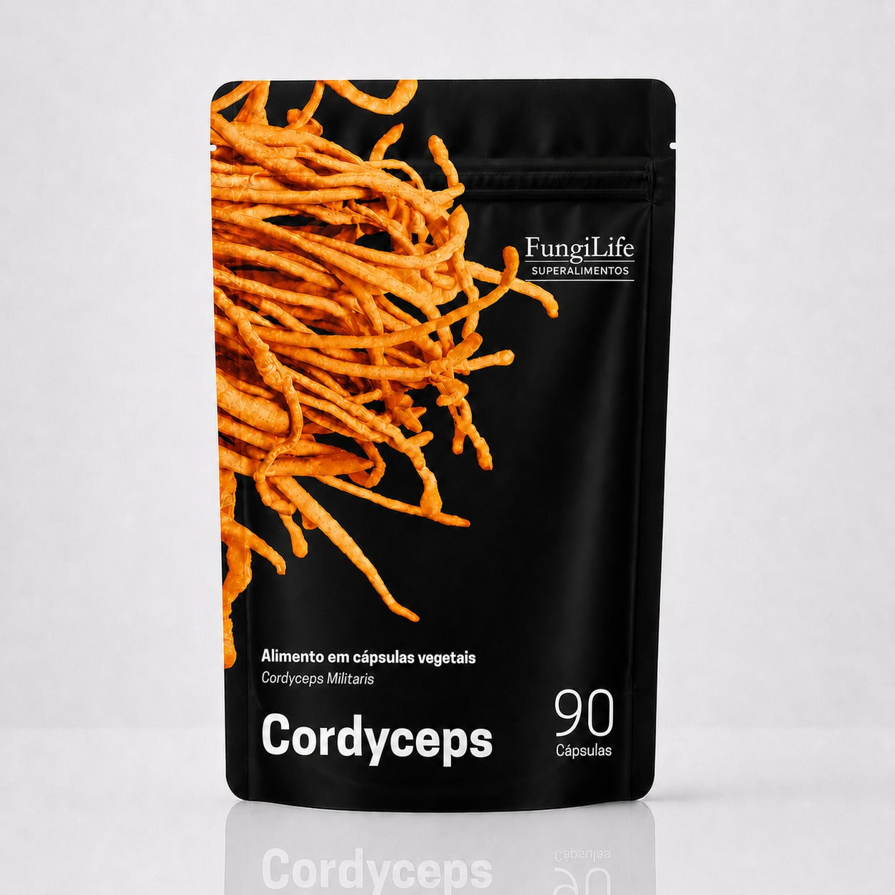 Cogumelo Cordyceps Militaris | Extrato Encapsulado 90 caps
