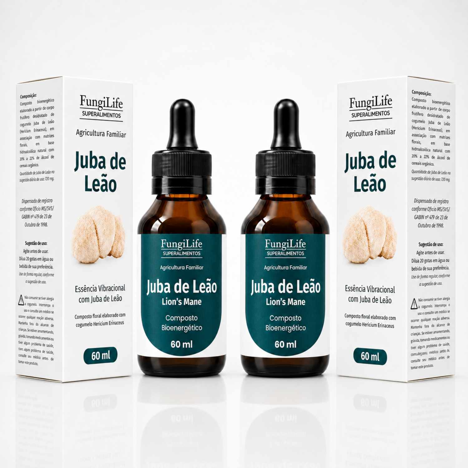 Cogumelo Juba de Leão | Extrato Líquido 60ml