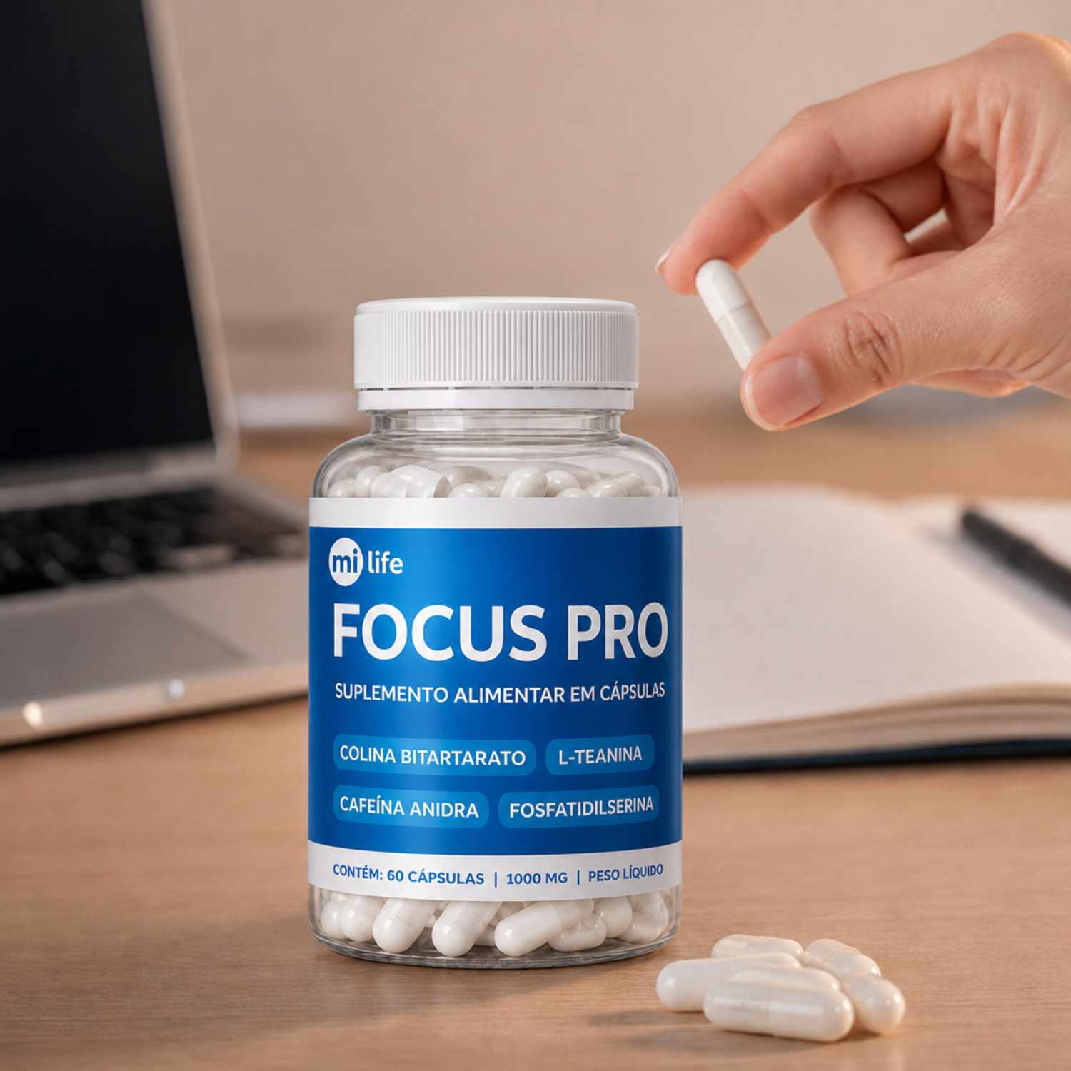 Kit 3 Focus Pro - Clareza e Foco (60 cápsulas)