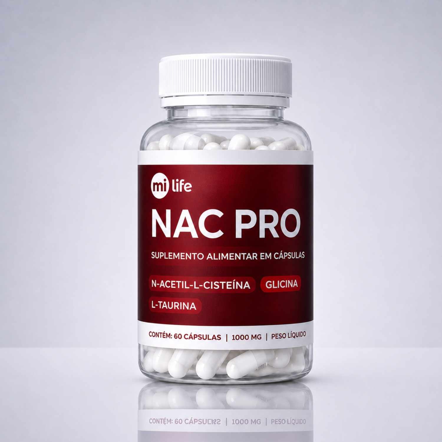 Nac Pro - Nac + Glicina e Taurina (60 Capsulas)