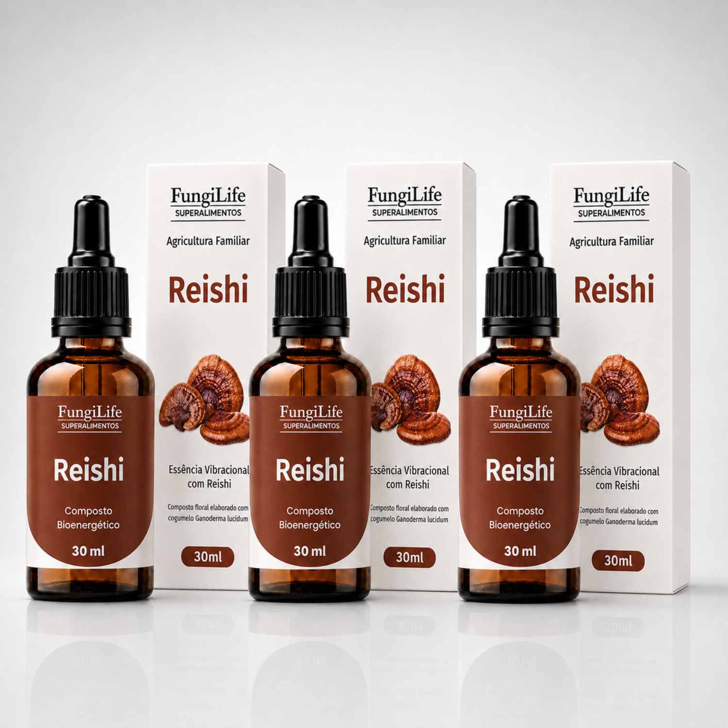 Cogumelo Reishi | Extrato Líquido 30ml