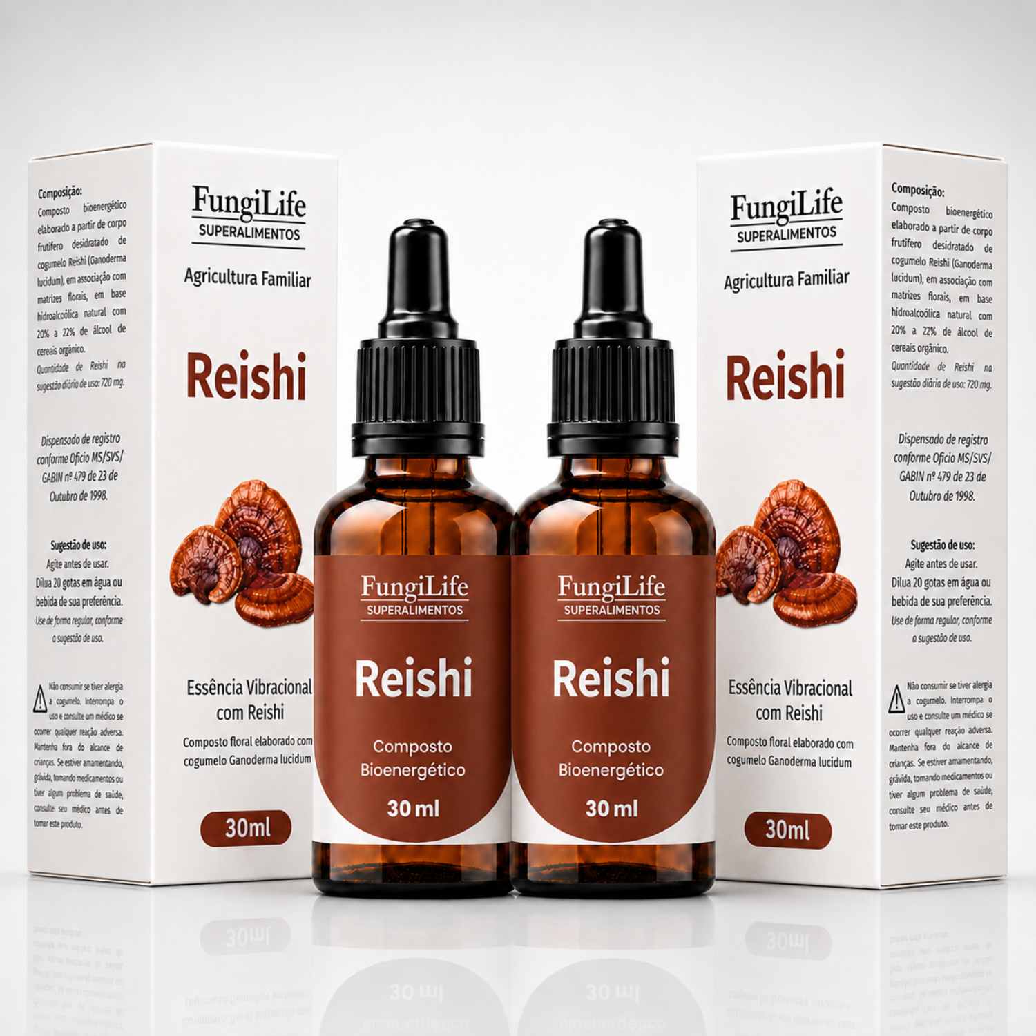Cogumelo Reishi | Extrato Líquido 30ml