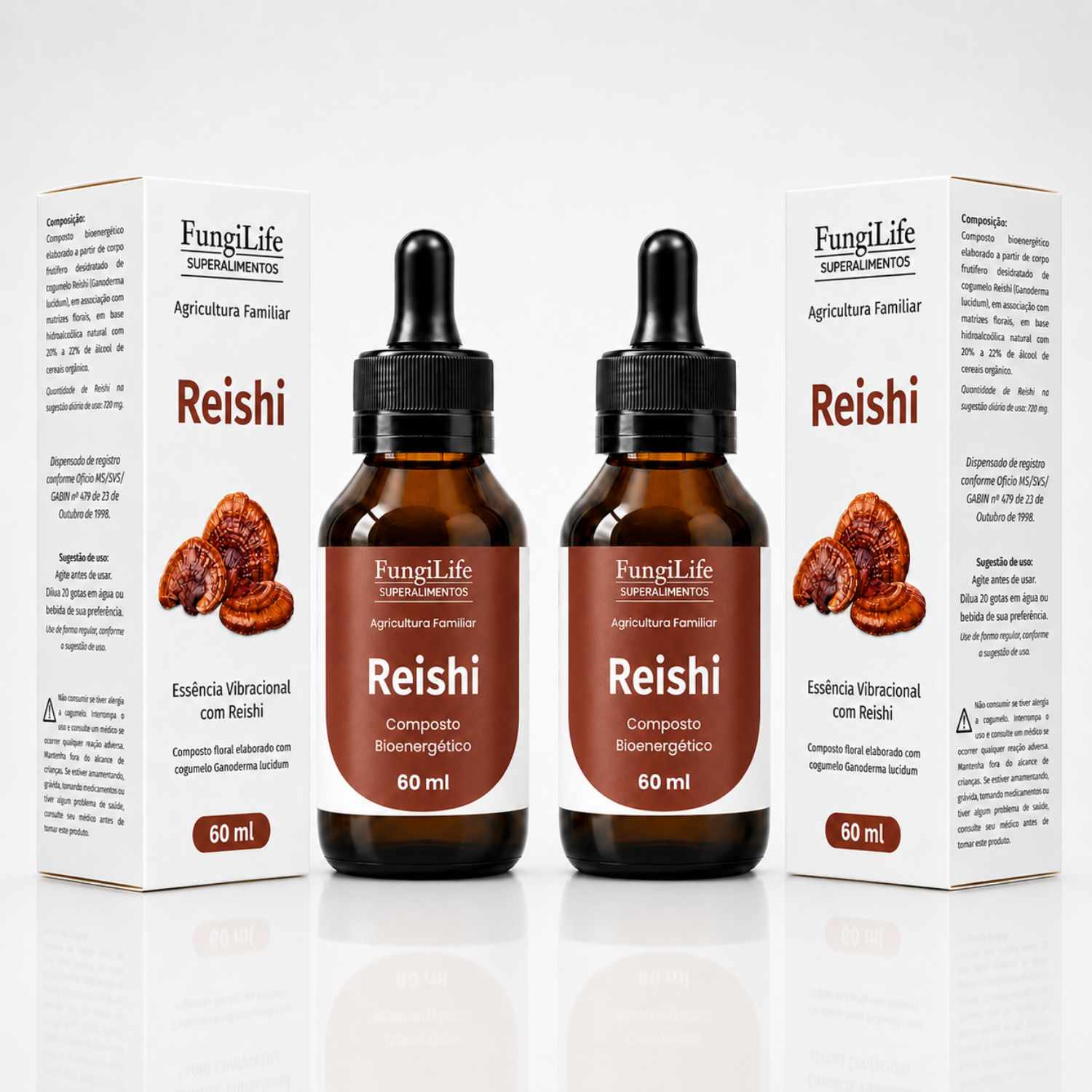 Cogumelo Reishi | Extrato Líquido 60ml