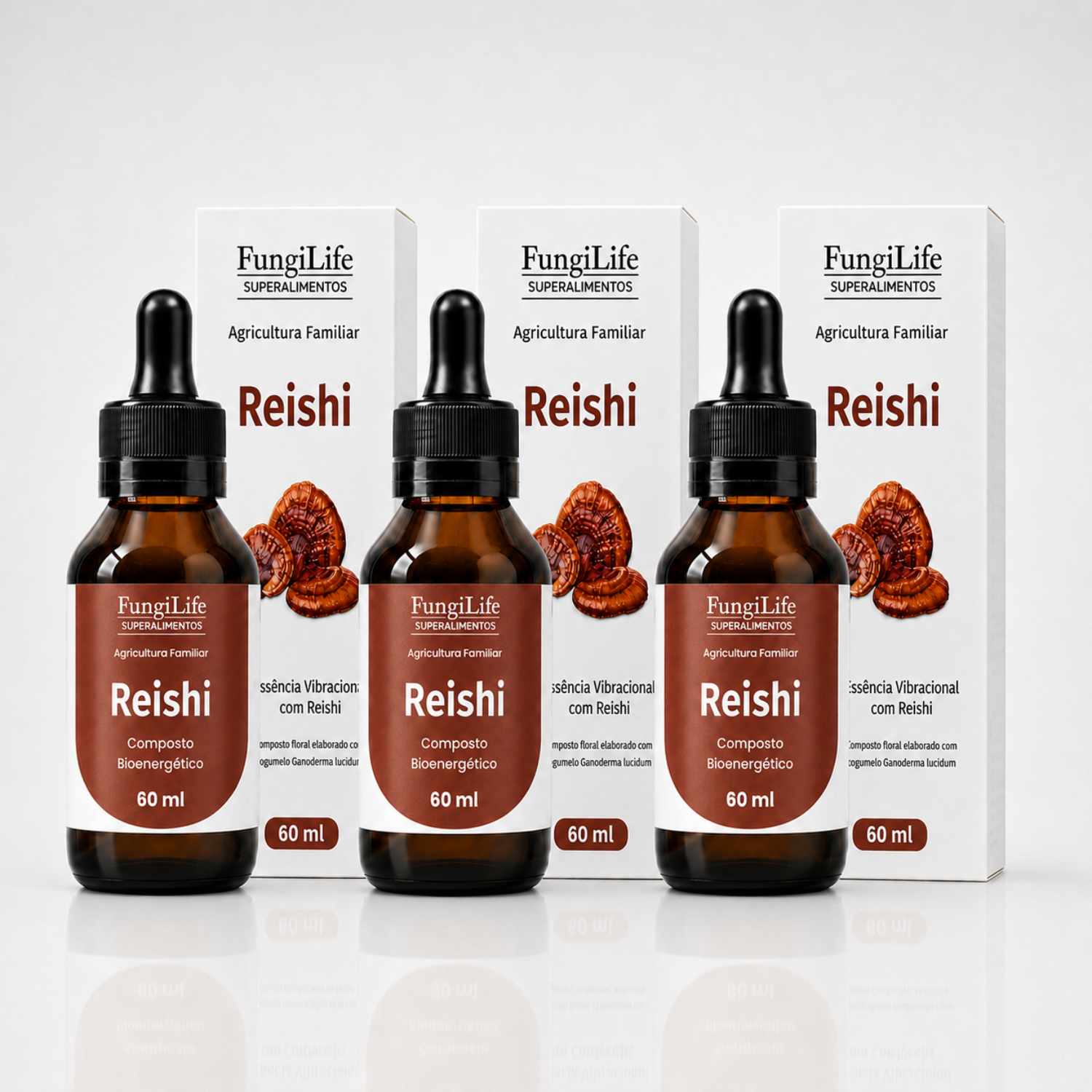 Cogumelo Reishi | Extrato Líquido 60ml