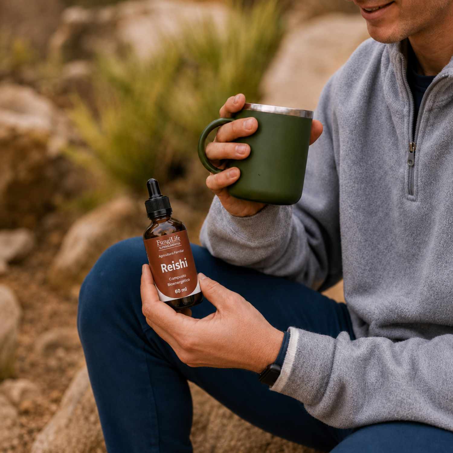 Cogumelo Reishi | Extrato Líquido 60ml