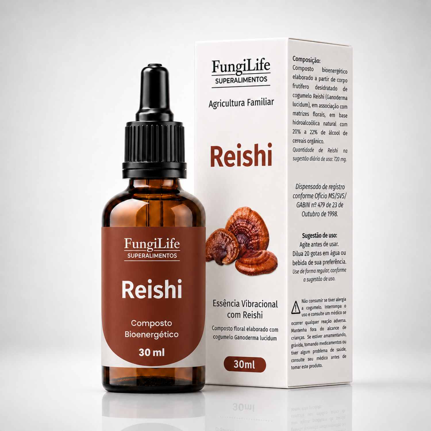 Cogumelo Reishi | Extrato Líquido 30ml