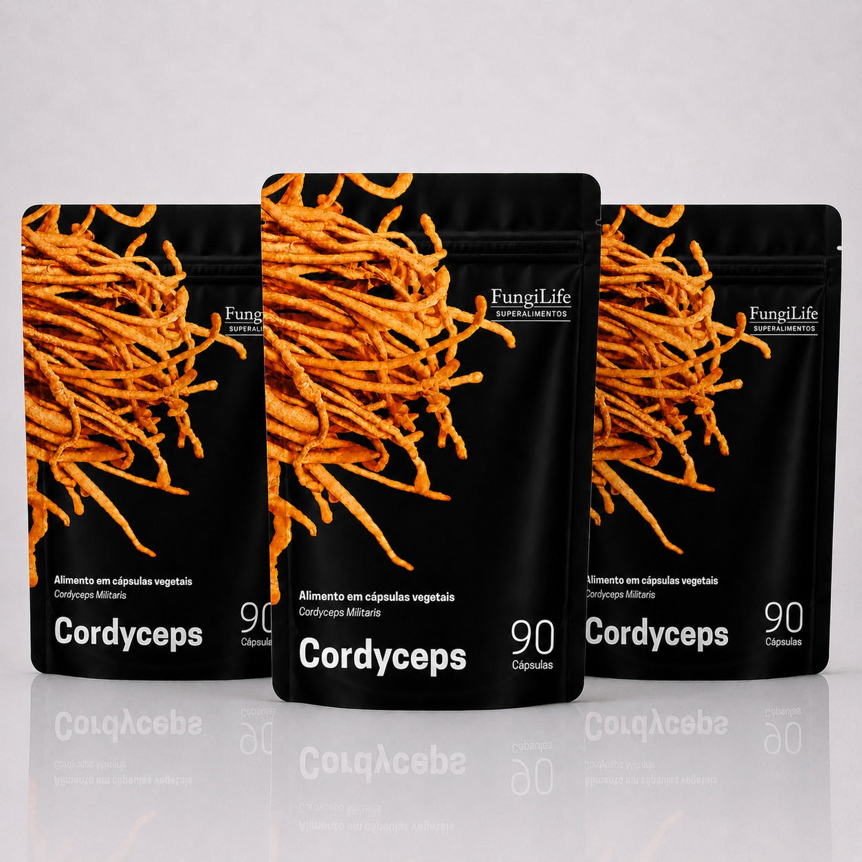 Cogumelo Cordyceps Militaris | Extrato Encapsulado 90 caps